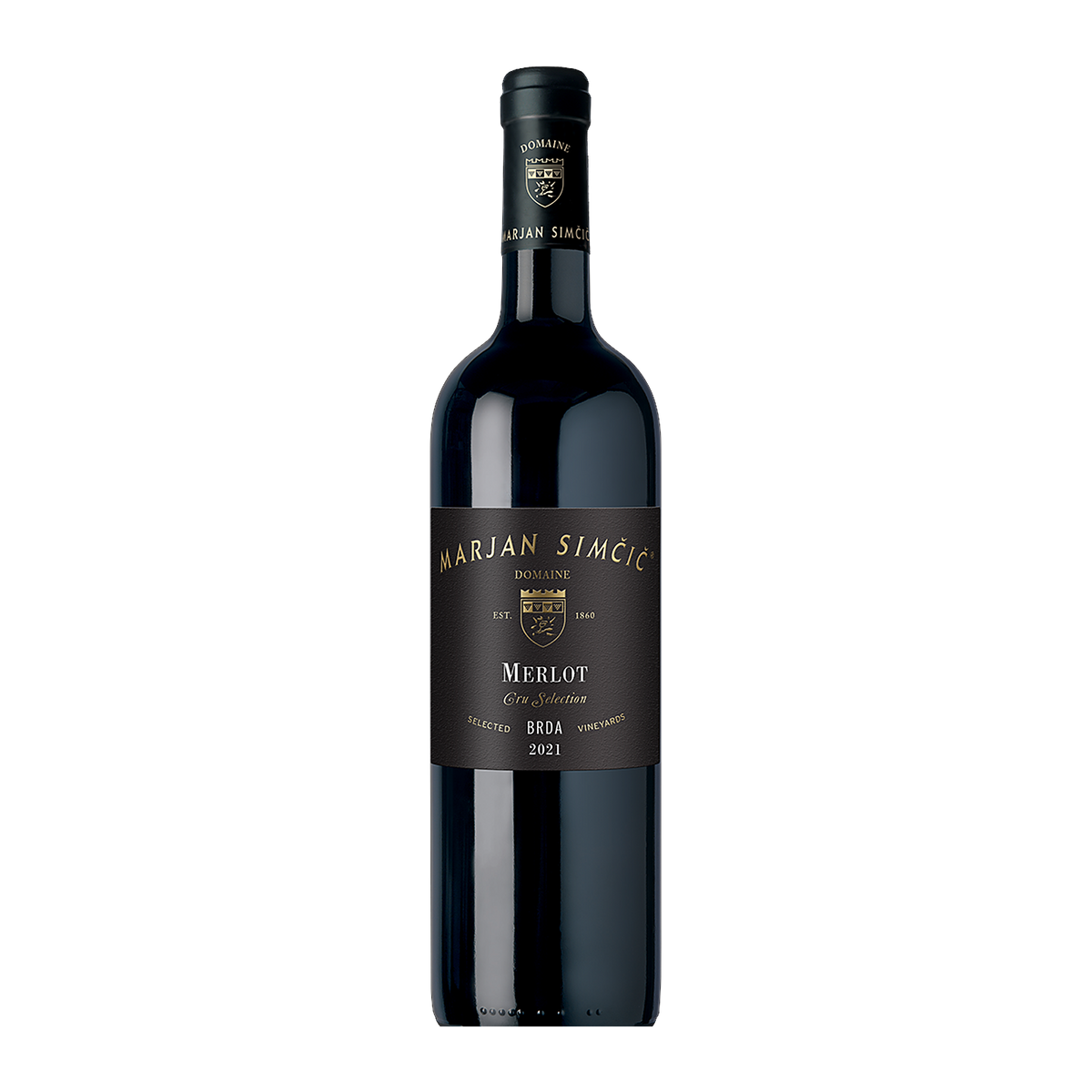 Garrafa de Marjan Simčič Merlot Cru Selection