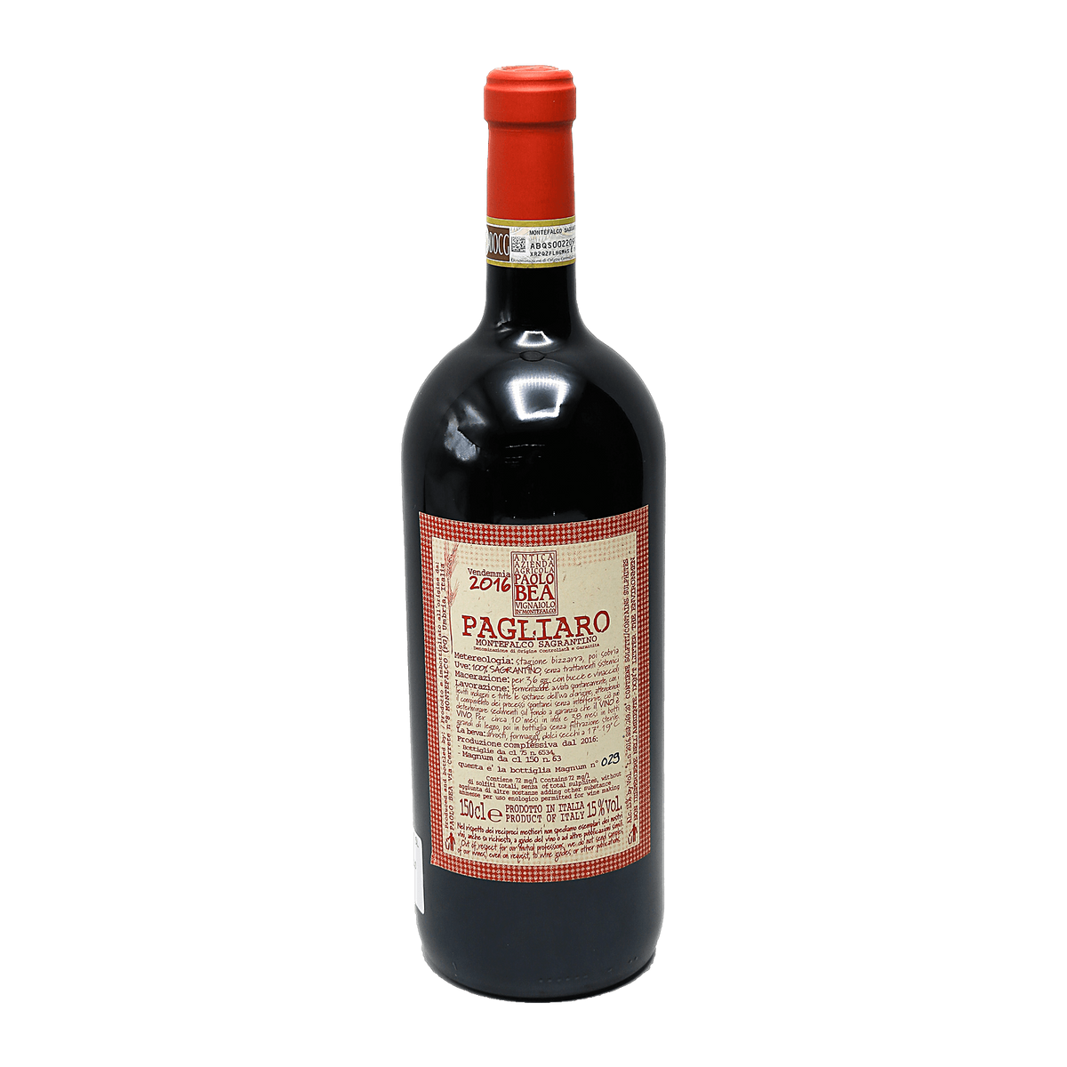 Garrafa de Pagliaro Montefalco Sagrantino, Paolo Bea