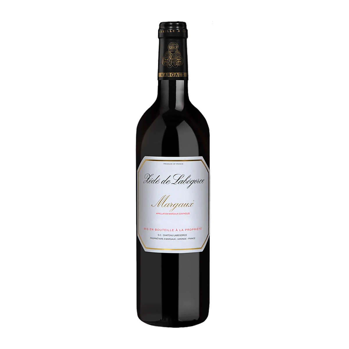 Garrafa de Zédé de Labégorce Margaux 2016